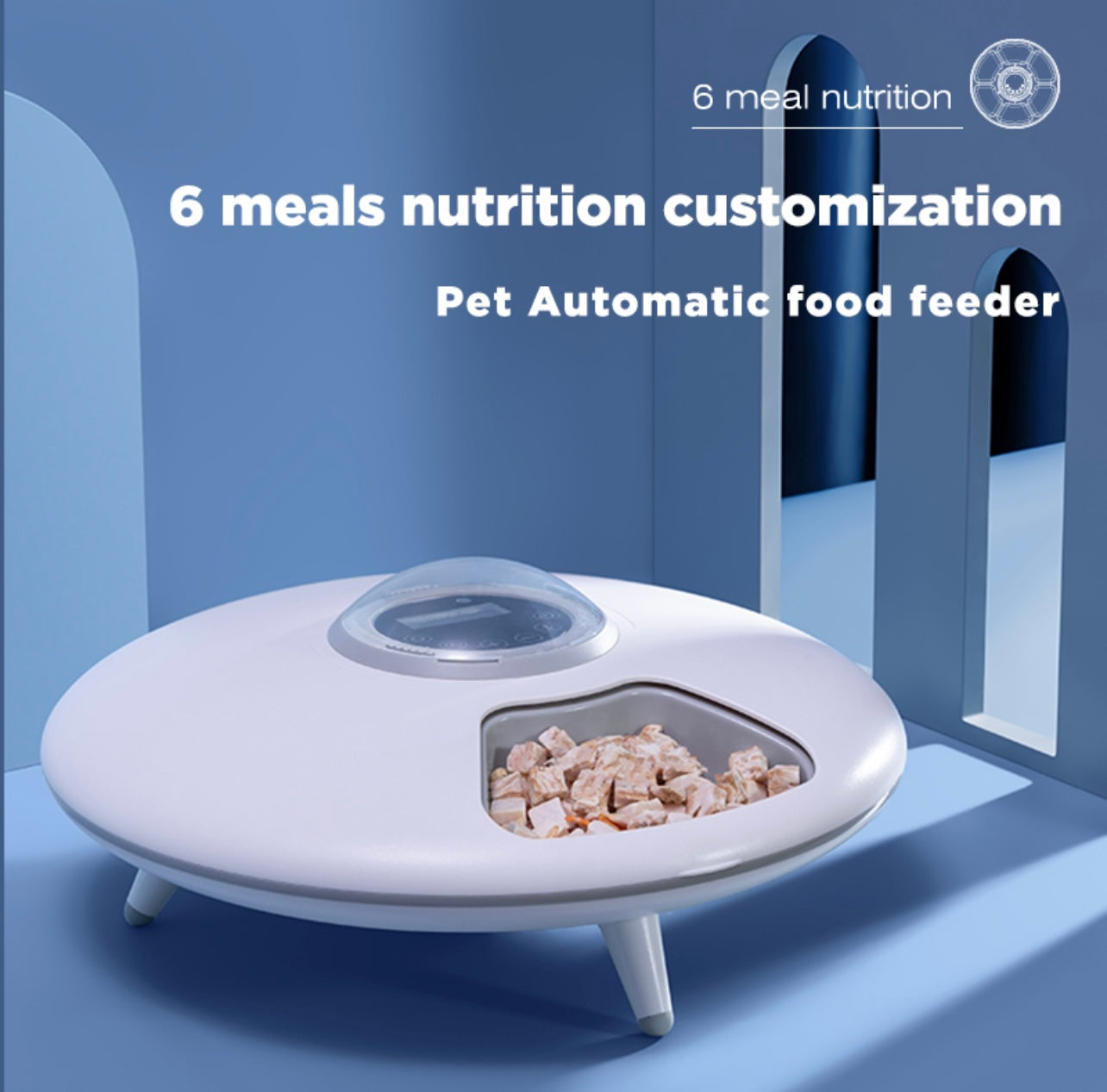 Aiwo Six Meal Automatic Pet Feeder