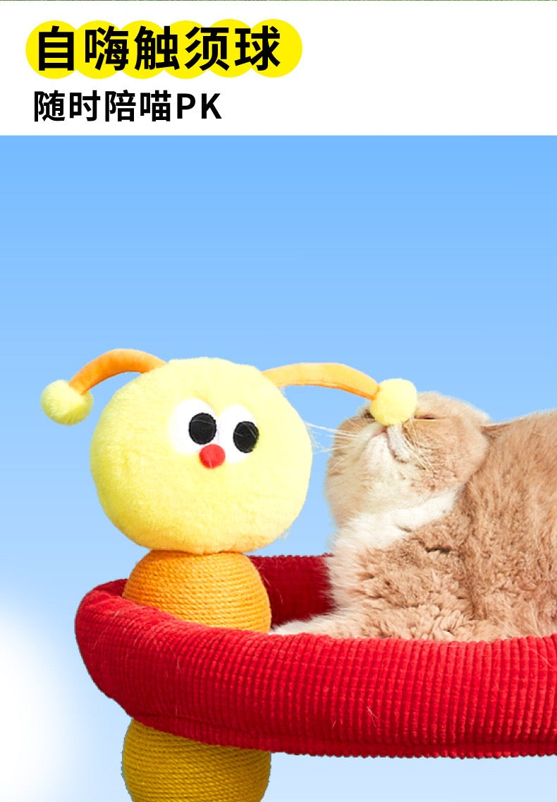 MiaoFairy Apple Cartoon Small Cat Scratching Tree