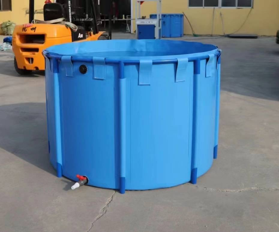Pool Above Ground Canvas Fish Pond,Canvas Fish Pond Reservoir,Portable Water Storage Tank Foldable,Large Aquaculture Pool,Fish Pool for Breeding Koi(Customizable)