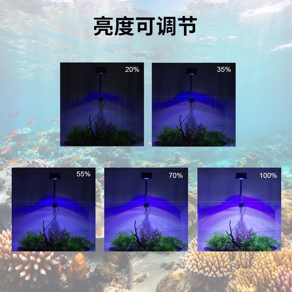 MagicalPet Aquarium White&Blue&Green&UV Purple LED Light For Full Spectrum 40-60cm Fish Tank HS-F830