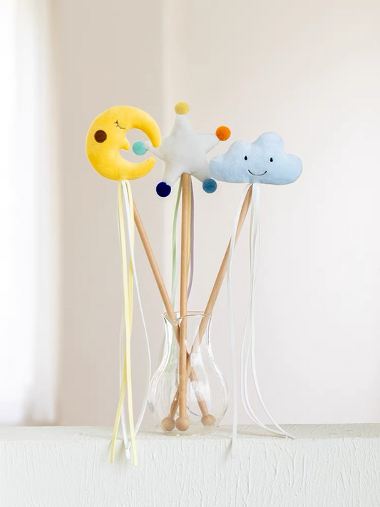 ZEZE Cloud/Moon/Star Cat Wand Cat Teaser