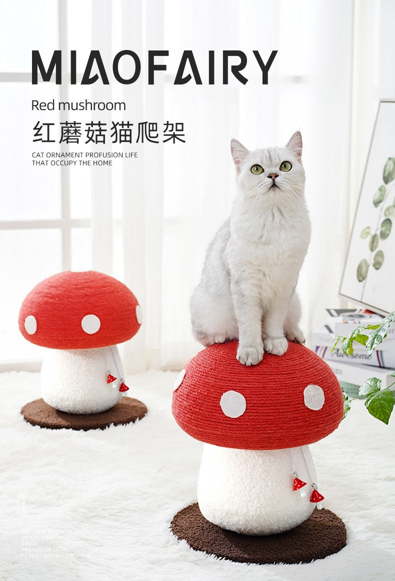 MiaoFairy Mushroom Cat Scratching Post