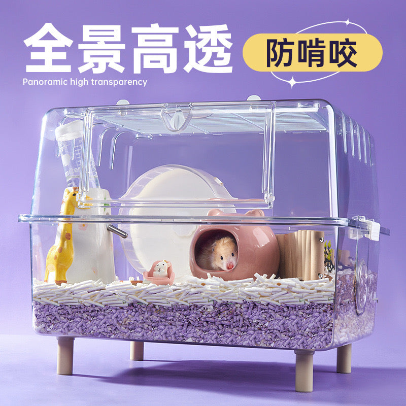 Yee 43cm Acrylic Hamster Cage For Small Pet