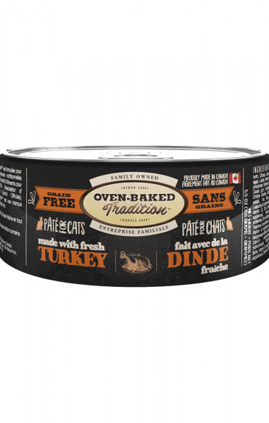 Oven-Baked tradition Grain-Free For Adult Cats-Turkey 5.5oz