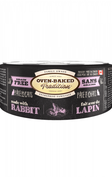 Oven-Baked tradition Grain-Free For Adult Cats-Rabbit 5.5oz