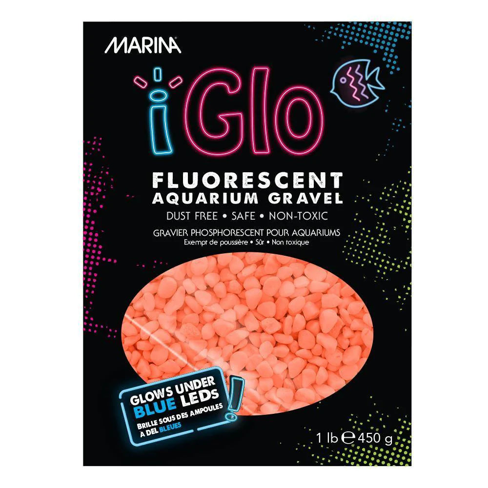 Marina Aquarium iGlo Gravel -Orange