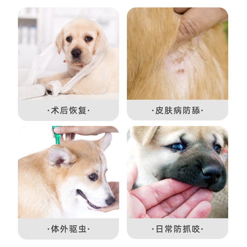 Hoopet Comfortable Pet Recovery Collar&Cone For Large Medium Small Dogs Elizabethan Dog Neck Collar Plastic Practical