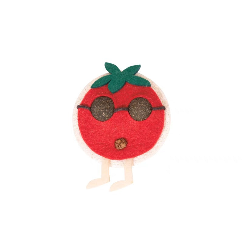 ZEZE Tomato Catnip Chew Cat Dental Toy