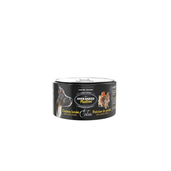 Oven-Baked Chicken Breast Entrée With Sweet Potato Dog 5.5oz