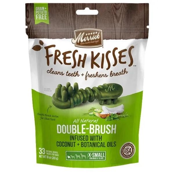 Merrick Fresh Kisses Coconut Oil Dental Treats- X-Small Dogs