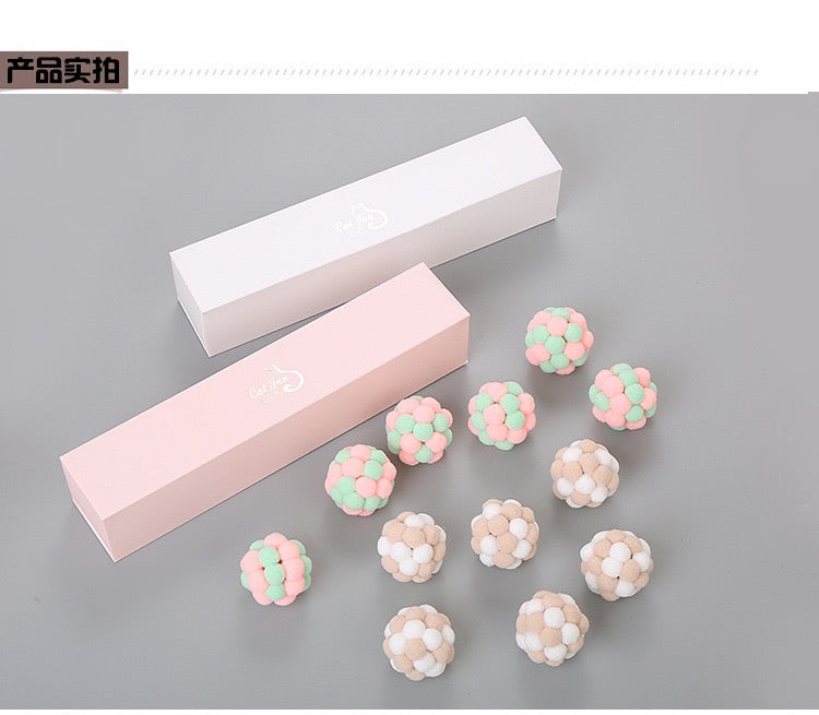 MagicalPet Cat Toy Balls With Bell 6pcs/Box