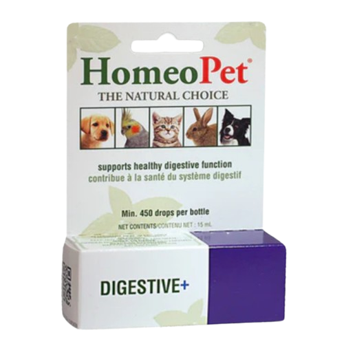 HomeoPet Digestive Supplement for Dogs, small pets 15-ml bottle