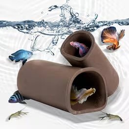 Magicalpets Aquarium Ceramic Cave for Fish and Shrimp