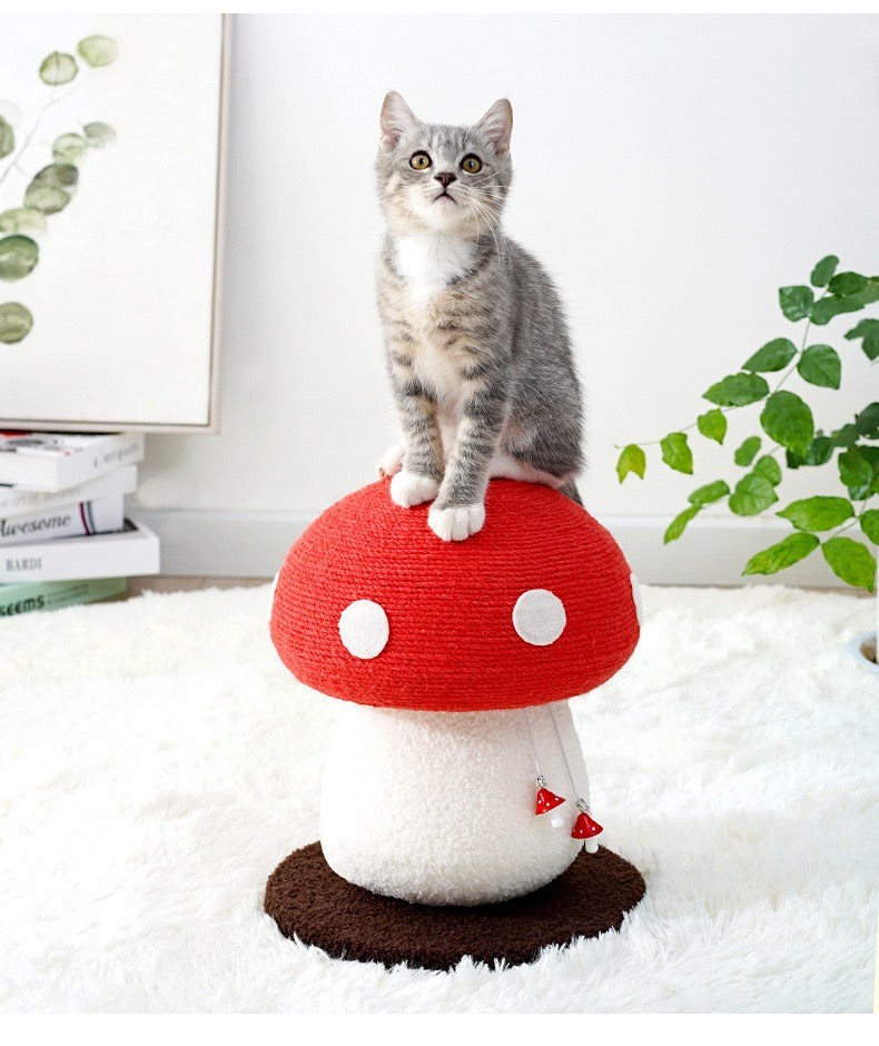 MiaoFairy Mushroom Cat Scratching Post