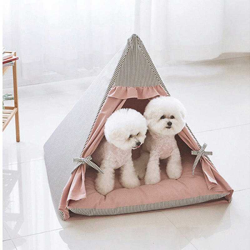 CatTree Pink Fashion Pet Tent Pet Bed