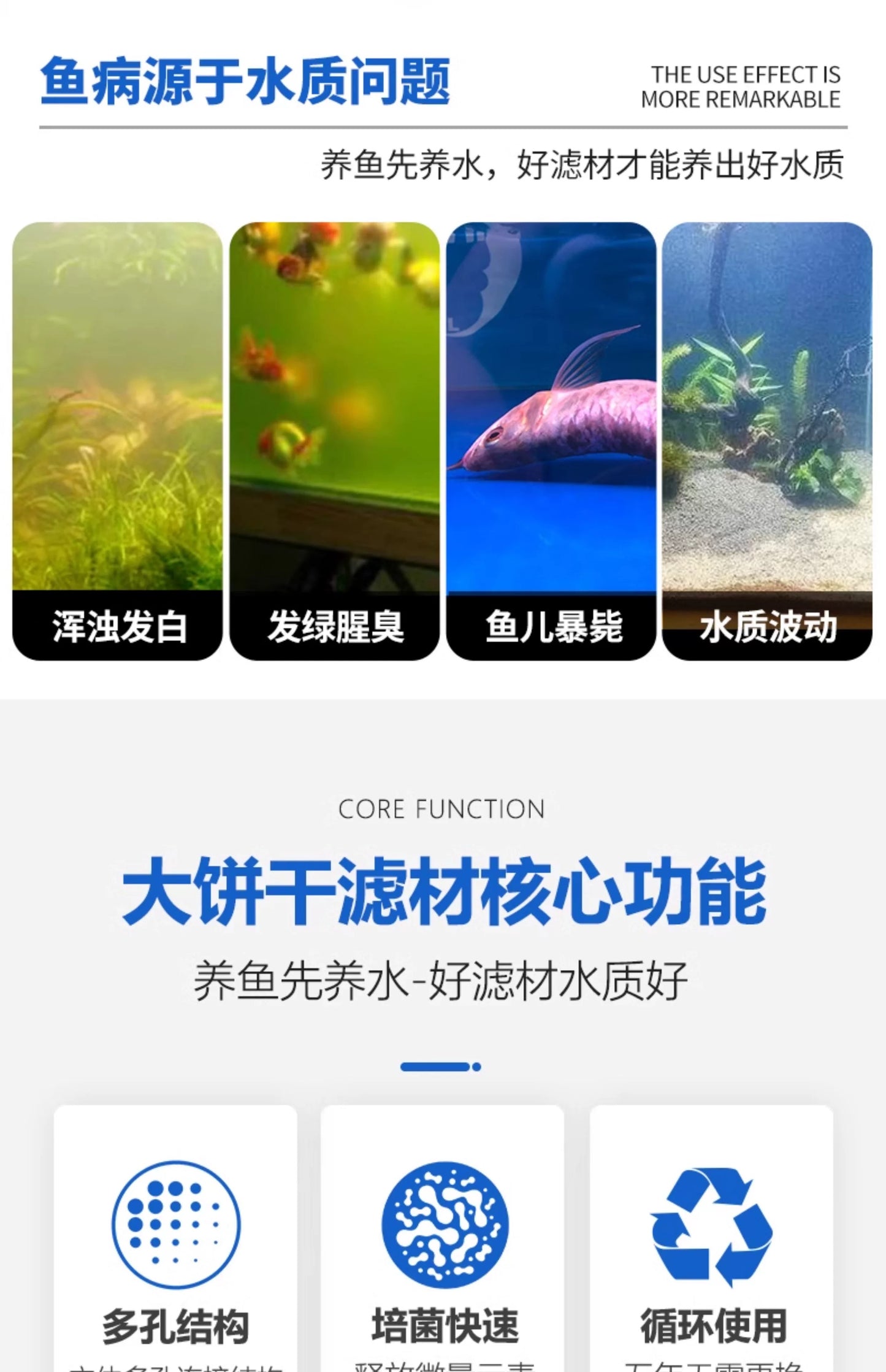 Supervital Aquarium Filter Bio Ceramic Rings Media