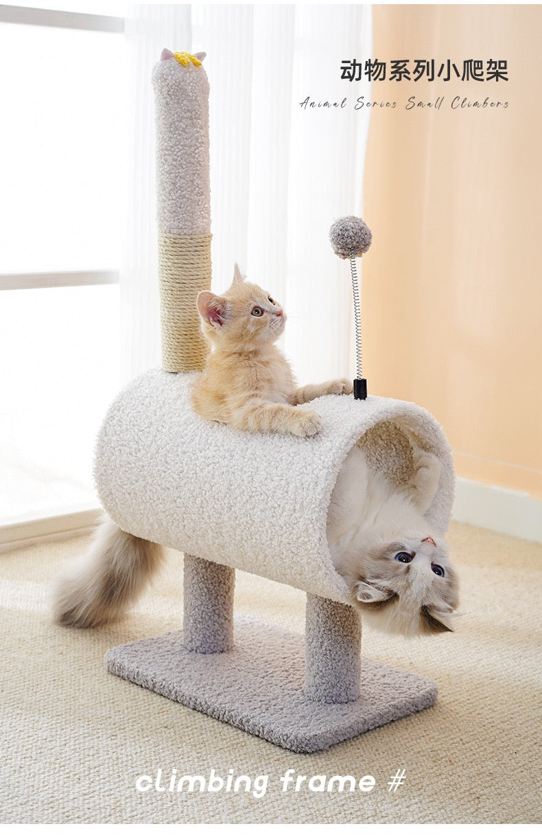 Hoopet Cat Climbing Frame Multi-Functional Small Cat Tree Cat Scratching Post