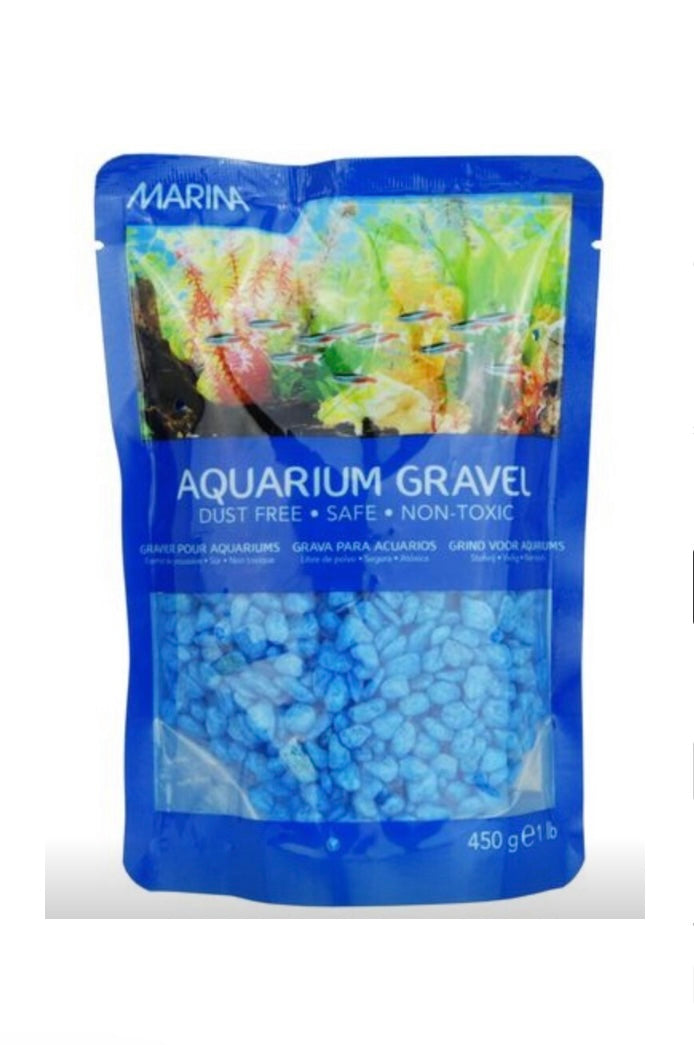 Marina Decorative Aquarium Gravel -Blue 450g