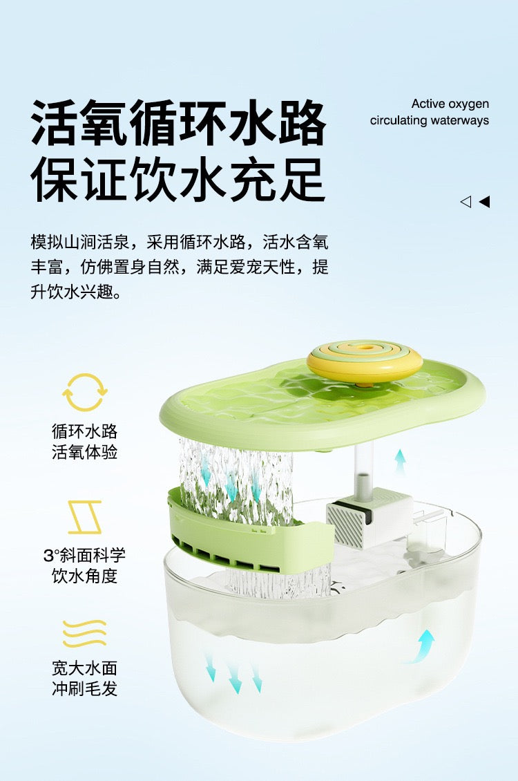 TinyPet Cute Lollipop Shape 2L Automatic Water Fountain