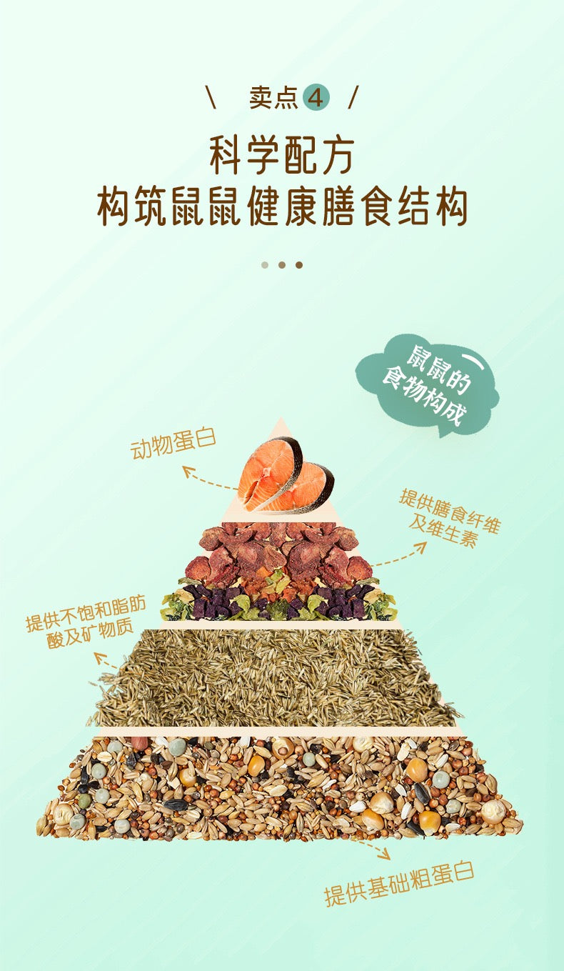 Yee Complete Nutrition Natural Grain Hamster Food