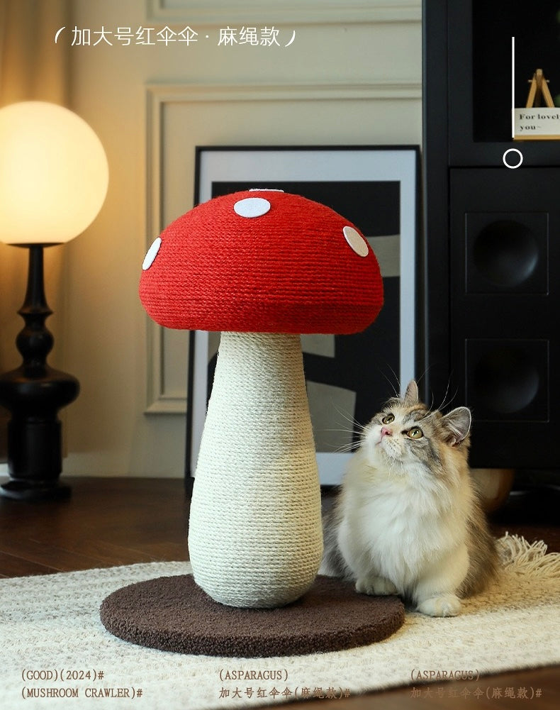 MiaoFairy Large Mushroom Cat Scratching Post