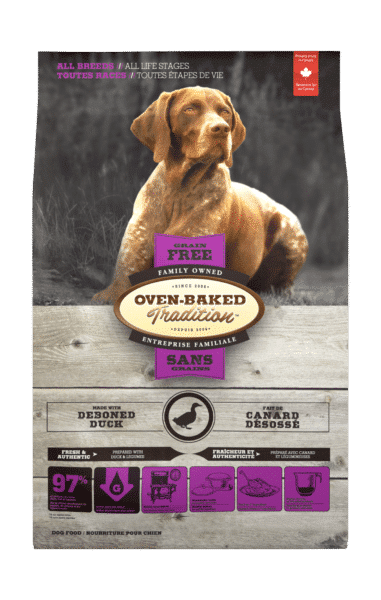 Oven-Baked Tradition Grain-Free Dry Food For All Breed Dogs Of All Life Stages – Duck 23lb