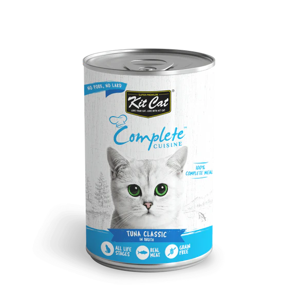 Kit Cat - Complete Cuisine - Tuna Classic in Broth Wet Cat Food 150g