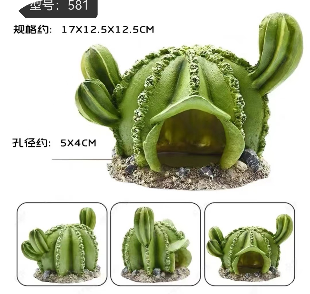 MagicalPet Aquarium Cactus Molding Fish Tank Decoration