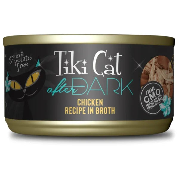 Tiki Cat After Dark Wet Cat Food - Grain-Free Chicken 5.5oz