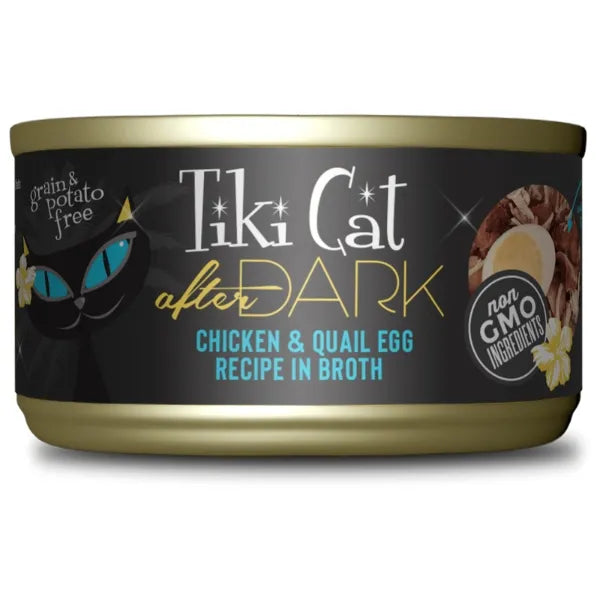 Tiki Cat After Dark Wet Cat Food - Chicken & Quail Egg 5.5oz