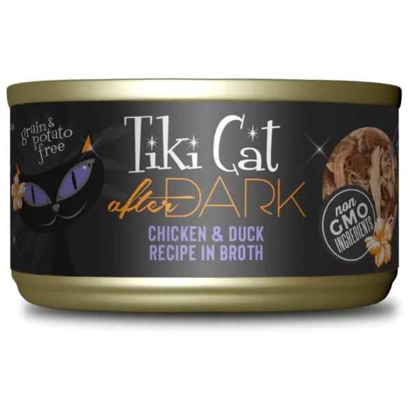 Tiki Cat After Dark Wet Cat Food - Chicken and Duck 5.5oz