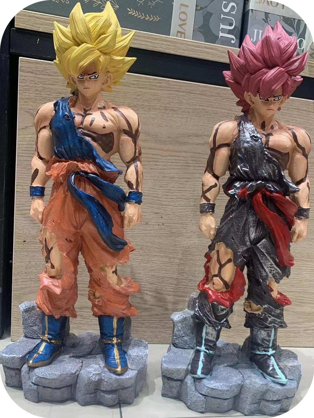 MagicalPet Aquarium Super Saiyan Cartoon Toy Fish Tank Decoration