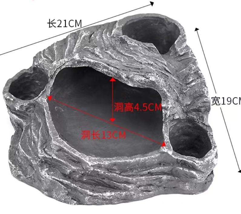 MagicalPet Aquarium Rock Hide Cave For Reptiles And Fish Aquarium Decoration