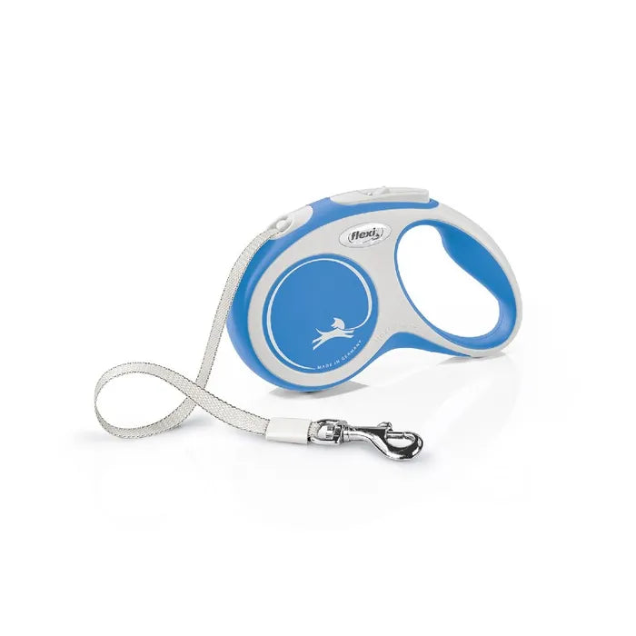 Flexi Comfort Retractable Tape Leash - M/Blue