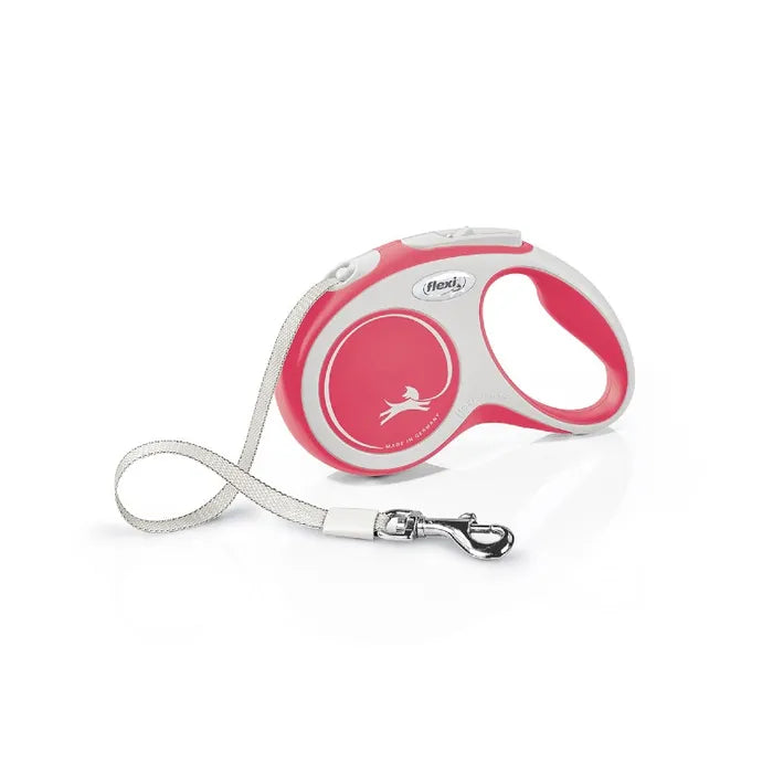 Flexi Comfort Retractable Tape Leash - Red