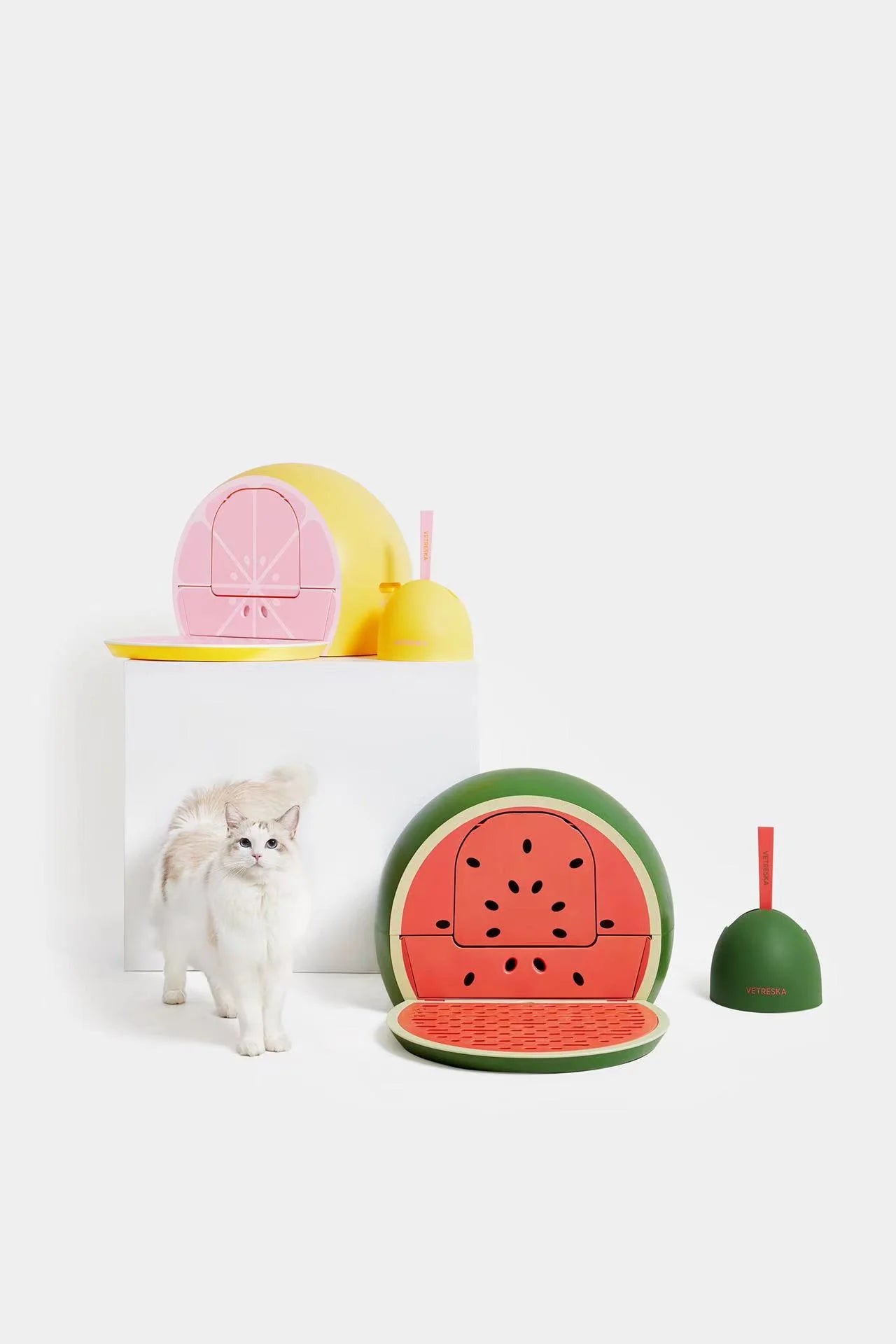 VETRESKA WATERMWLON/GRAPFRUIT CAT LITTLE BOX