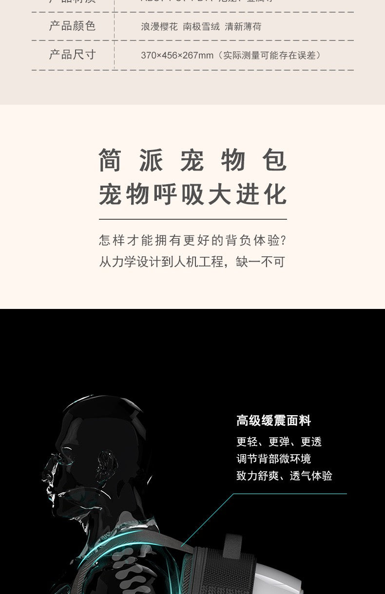 MiaoFairy Smart Pet Carrier Backpack