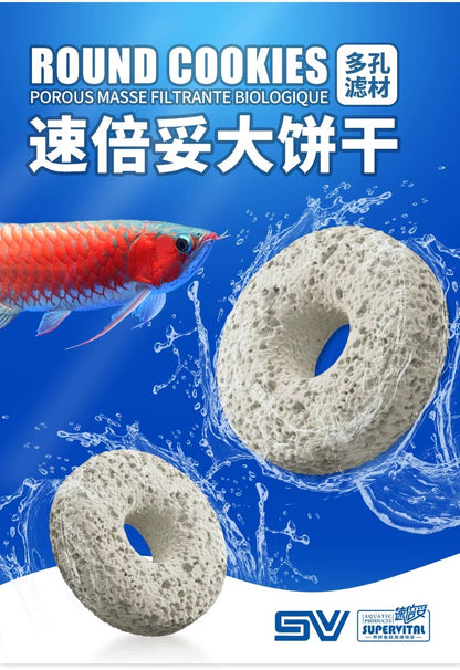 Supervital Aquarium Filter Bio Ceramic Rings Media