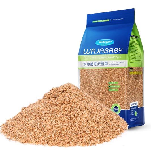 WANJIABABY Aquarium Seabed Natural Soft River Sand