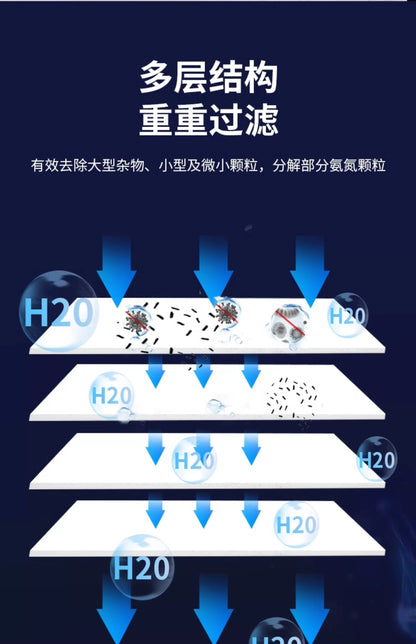 VOONLINE Tearable Cashmere Cotton Wool Fish Tank Aquarium Filtration System High-density Sponge