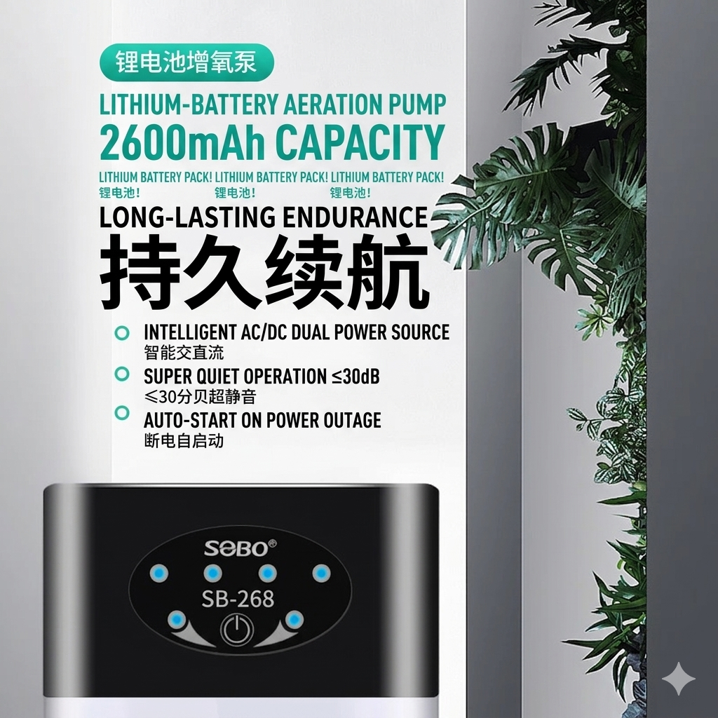 SEBO Professional Portable Mini AC/DC Air Pump SB-168A