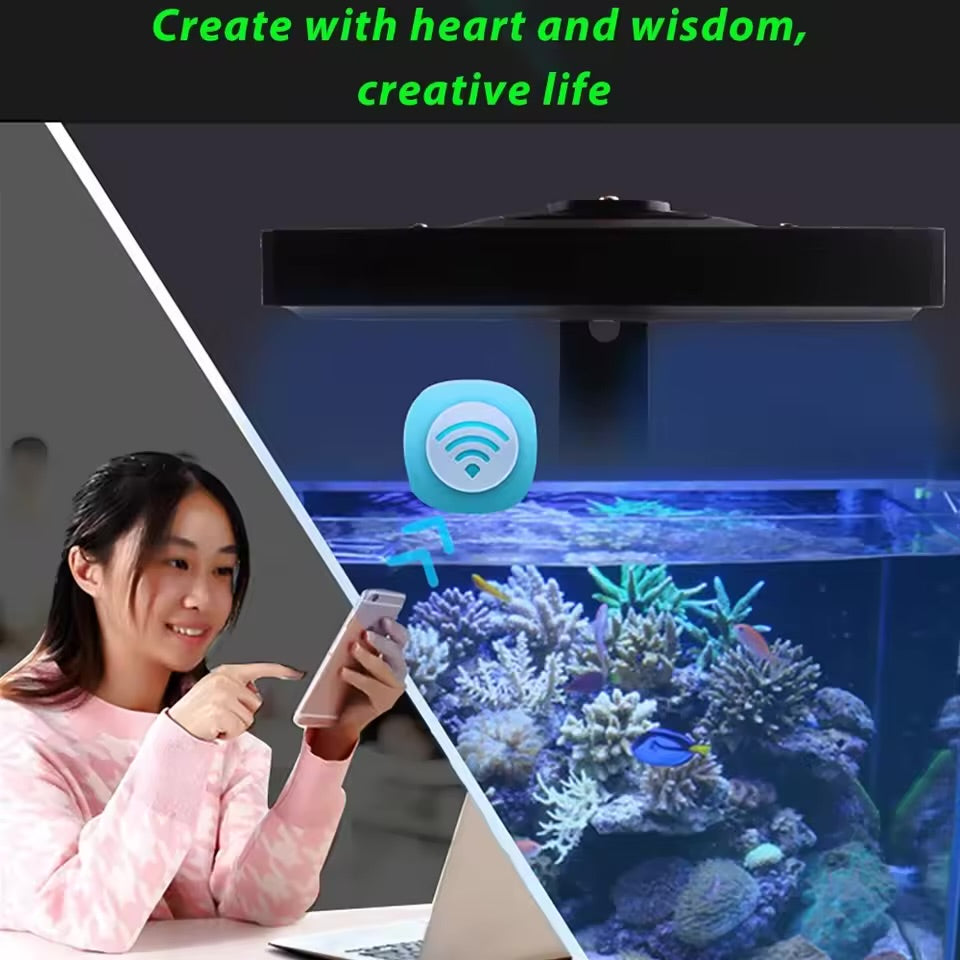 Jebao Smart Marine LED Light for Reef Aquarium Fish Tank AL-120