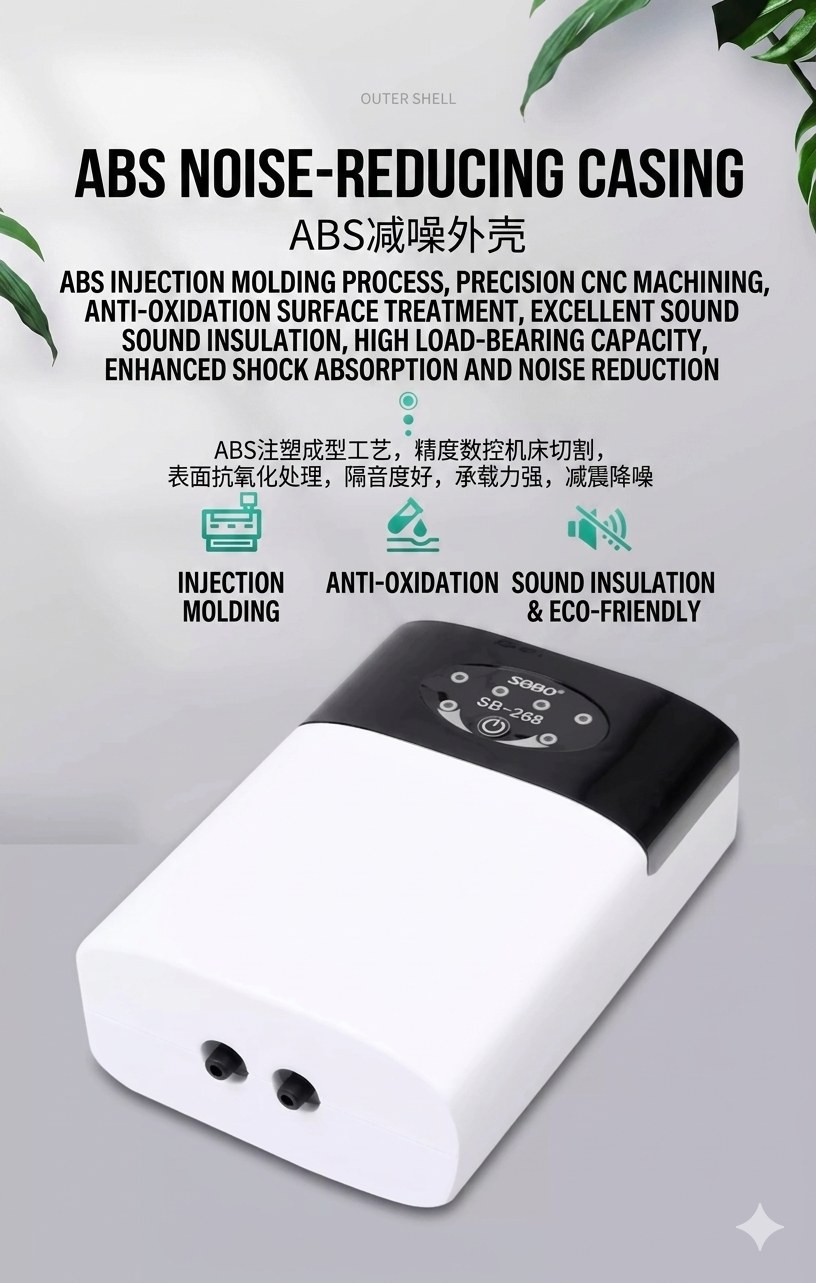 SEBO Professional Portable Mini AC/DC Air Pump SB-168A