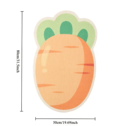 MagicalPets Cute Carrot Design  Durable Vertical Cat Scratching Board with Stick