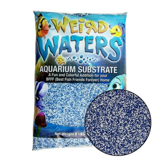 Weird Waters Aquarium Substrate Blue Zoo Blue 5lbs