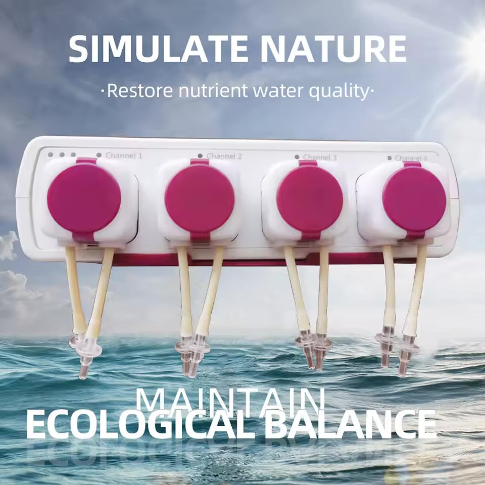 Jebao New MD4.4 Auto Dosing Pump-Automatic Marine Reef Doser WIFI Control For Aquariums Accessoires Water Pump Filter