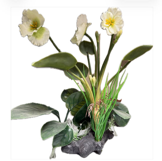 Magicalpets Aquarium Fish Tank Flower Plants Decoration