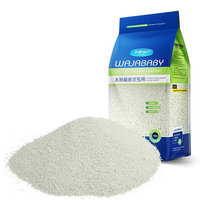 WANJIABABY Aquarium Seabed White Sand