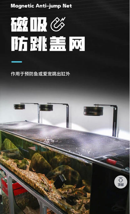 VOONLINE Anti-Jump Net Magnetic Suitable For Aquarium Tank Without Hood VL258