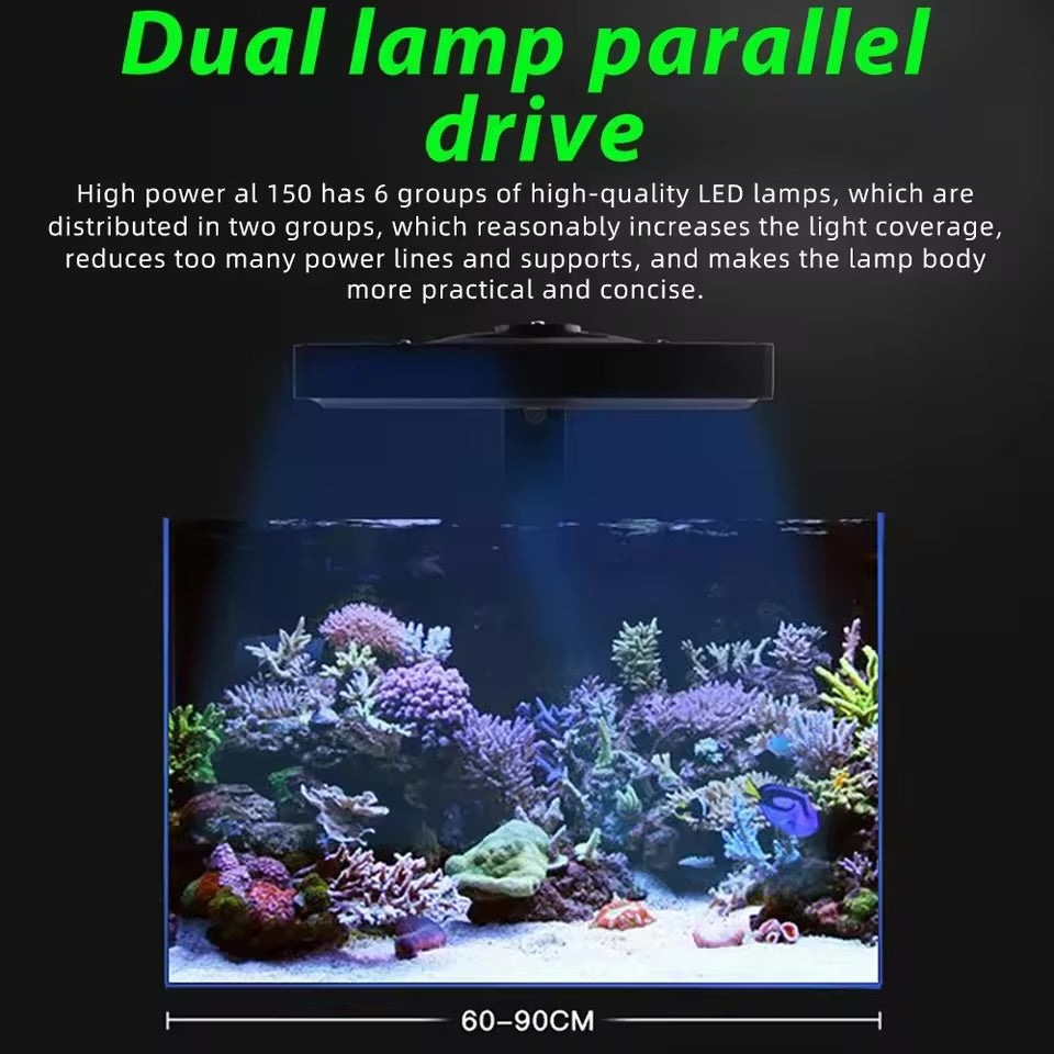 Jebao Smart Marine LED Light for Reef Aquarium Fish Tank AL-120